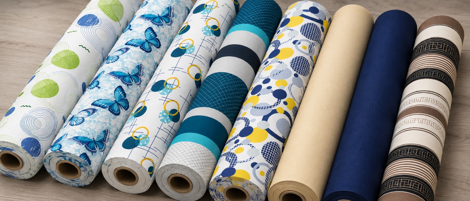 Colorful microfiber fabric rolls by Dalotex USA